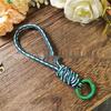 Color-Block Knotted Detachable Phone & Keychain Lanyard