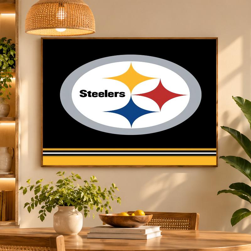 5D Diamond Painting Pittsburgh Steelers DIY Full Drill Diamond Art Kit Home Decoration