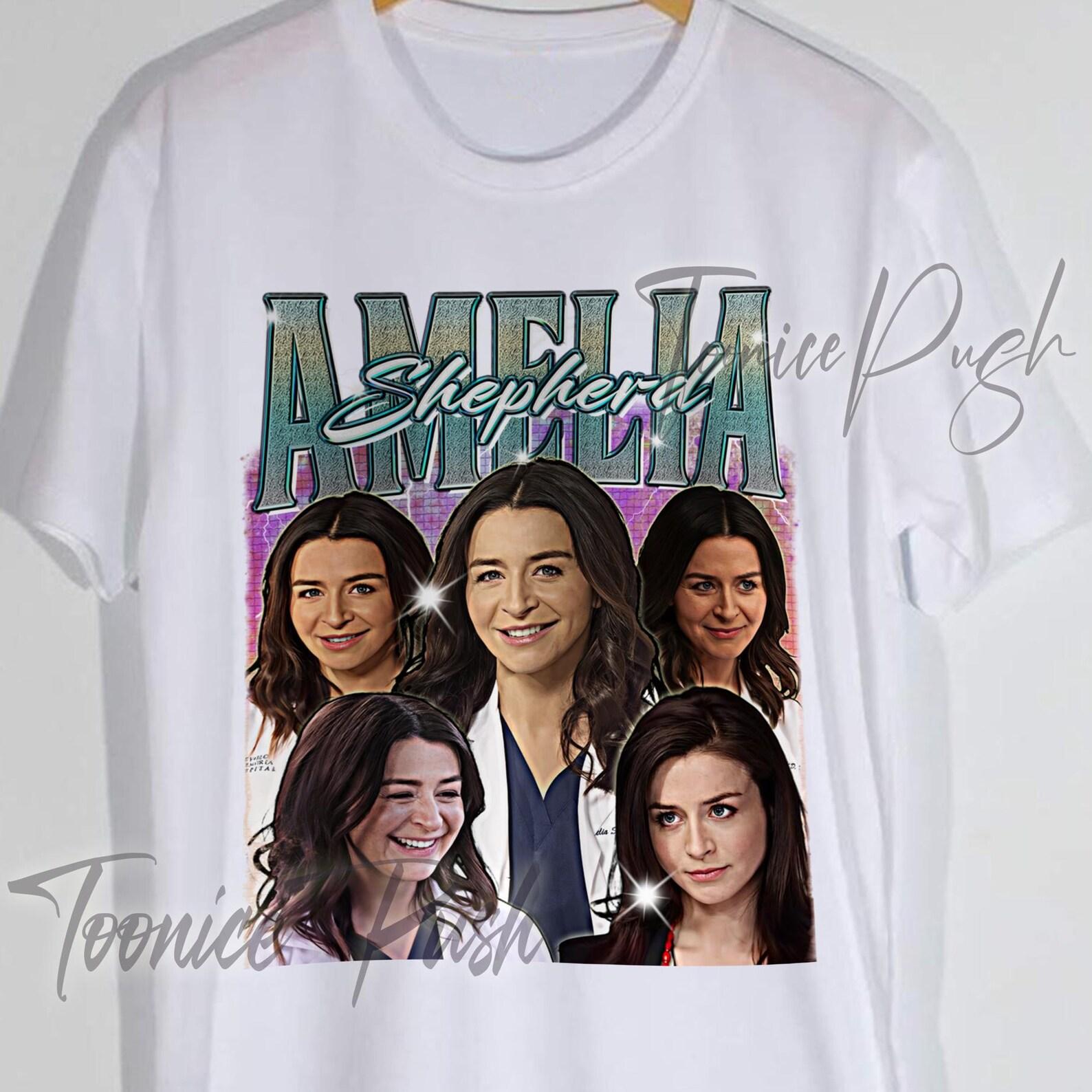 Amelia Shepherd Shirt, Retro Vintage Style Graphic Tee S