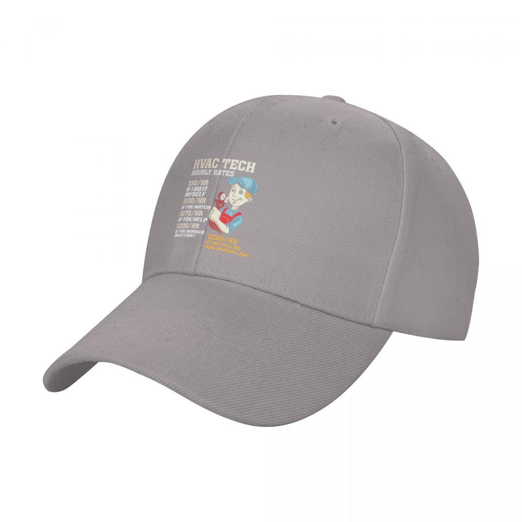 Cool HVAC Hourly Rate List for HVAC Specialist Baseball Cap Ball Cap Trucker Cap designer For Man Women's