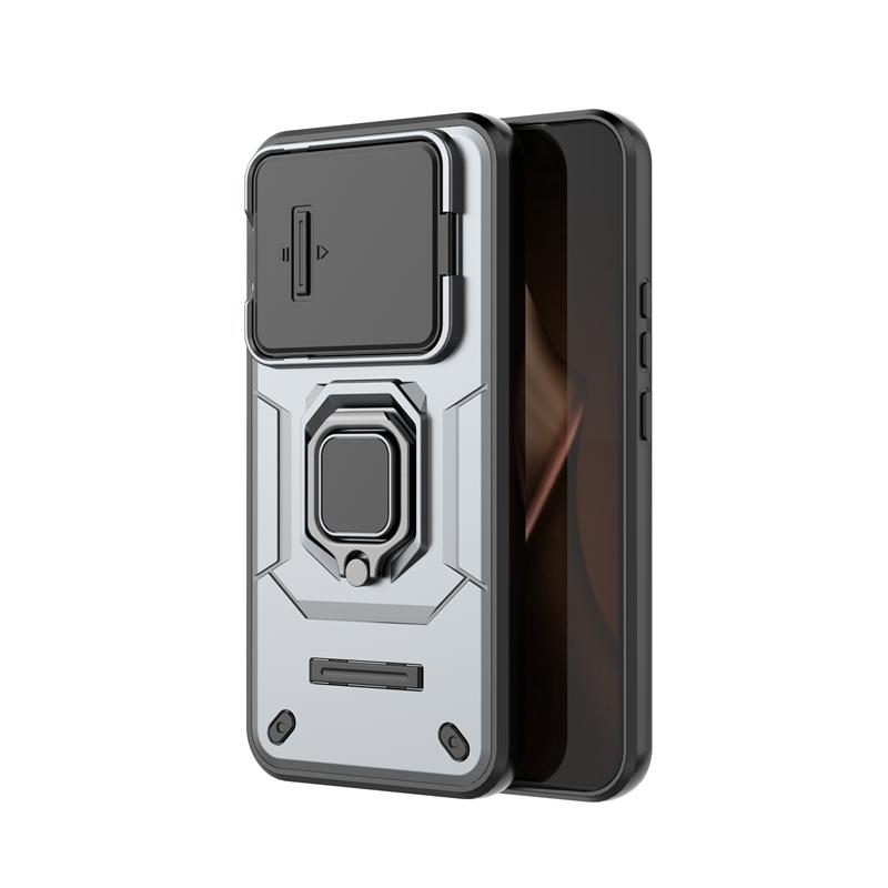 Push Window Phone Case For Xiaomi 15T Pro Ring Holder Magnetic Back Cover Xiaomi 15T Pro Case For Xiaomi 15T Pro Case 6.83 Inch