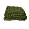 Ultra Weaving Bearaby Coarse Blanket With Solid Color Design For Daily Household