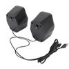 USB Powered Speaker with RGB Lights Volume Control Portable Wired Subwoofer Speaker for Laptop Desktop Computer Desktop