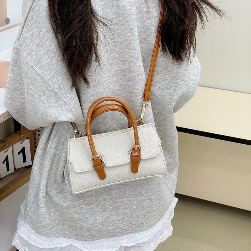 Stylish Handbag Girl Kids Mini Shoulder Bag Shopping Purse With Style Simple