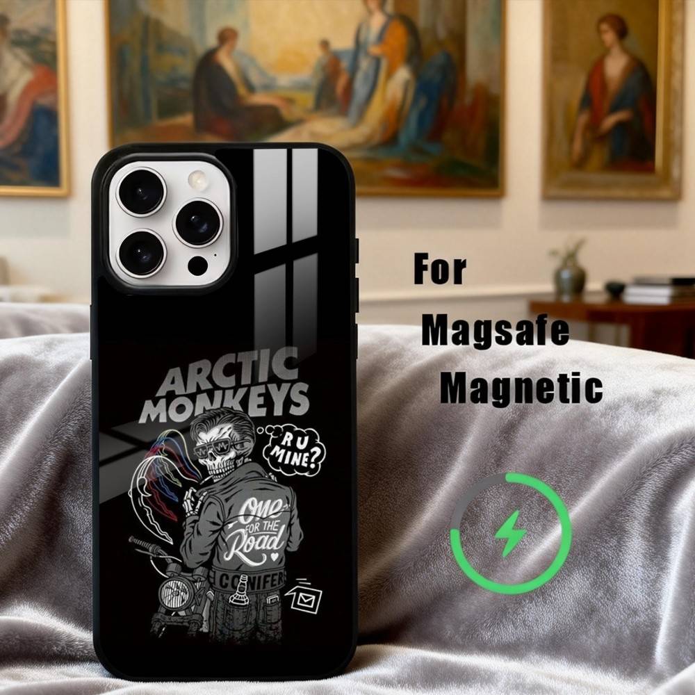 

Alternative Arctic Monkeys Band Phone Case For iPhone17,16,15,14,13,12,11 Plus,Pro Max Magnetic For Magsafe Wireless Charging iPhone14Plus