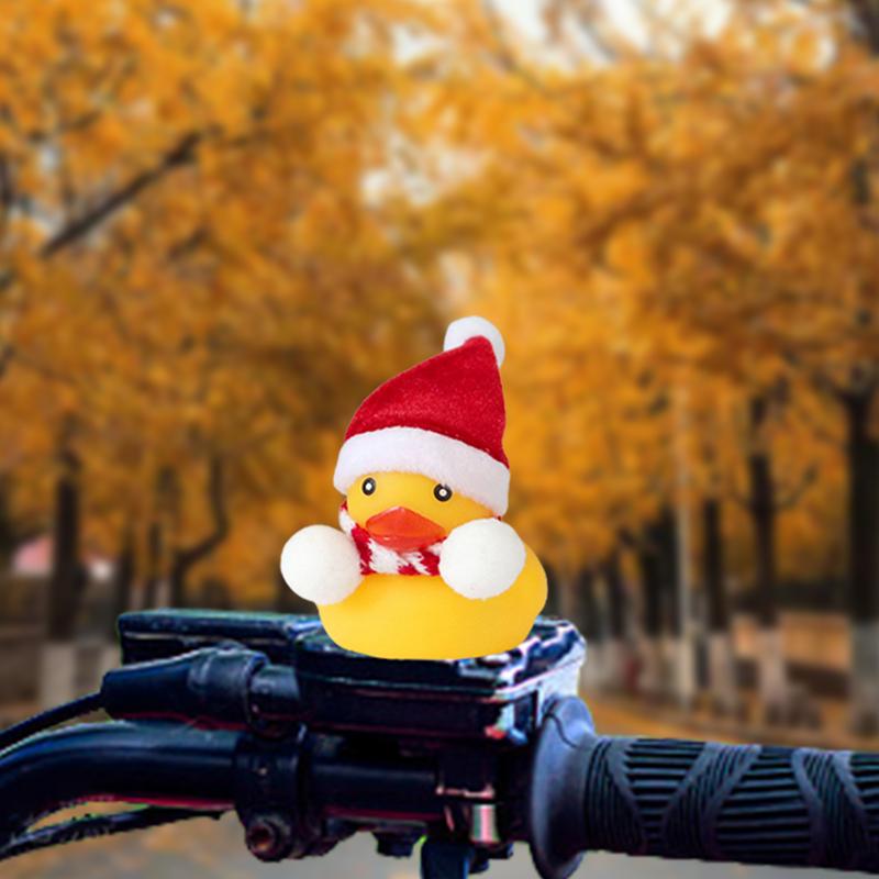 Christmas Car Ornaments Anime Cute Rubber Duck Car Decorations Toys Gifts For Car decorating auto Dashboard Decor Accessories