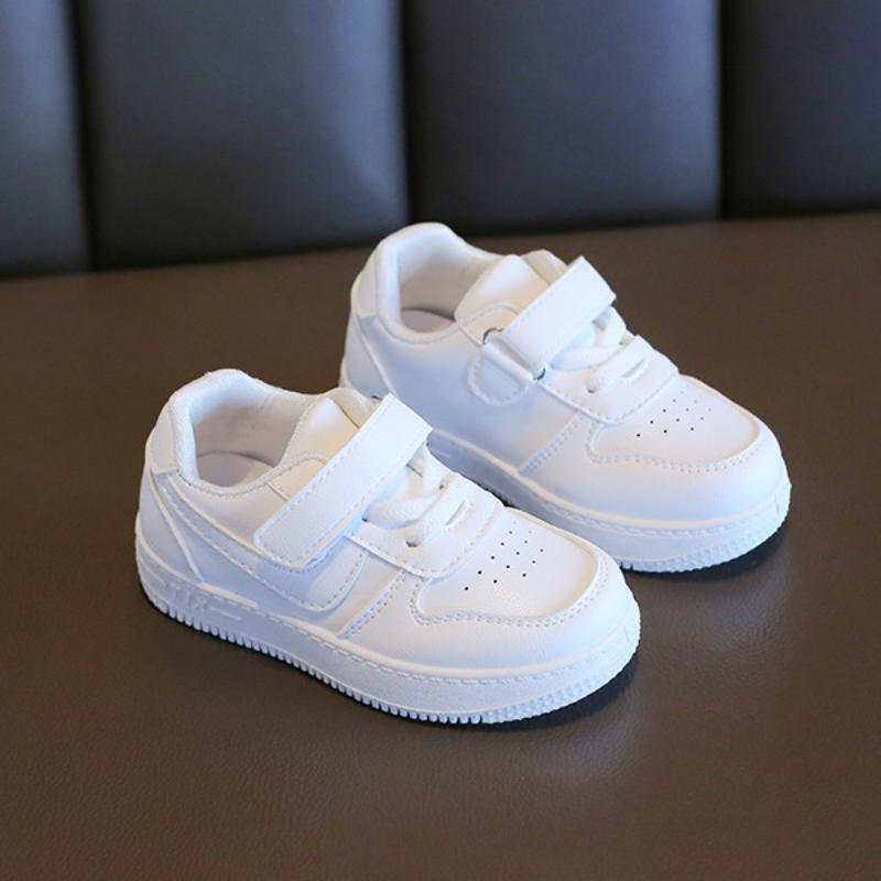 

Дитяче біле взуття, весняно-осіннє спортивне взуття для хлопчиків і дівчаток, дихаючі повсякденні кеди, дитяче взуття на м якій підошві 38 білий