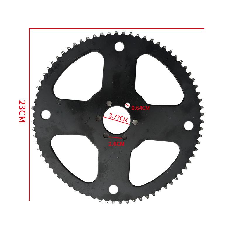

Black Universal Chainring for ATV & Off-road Motorcycle Modification