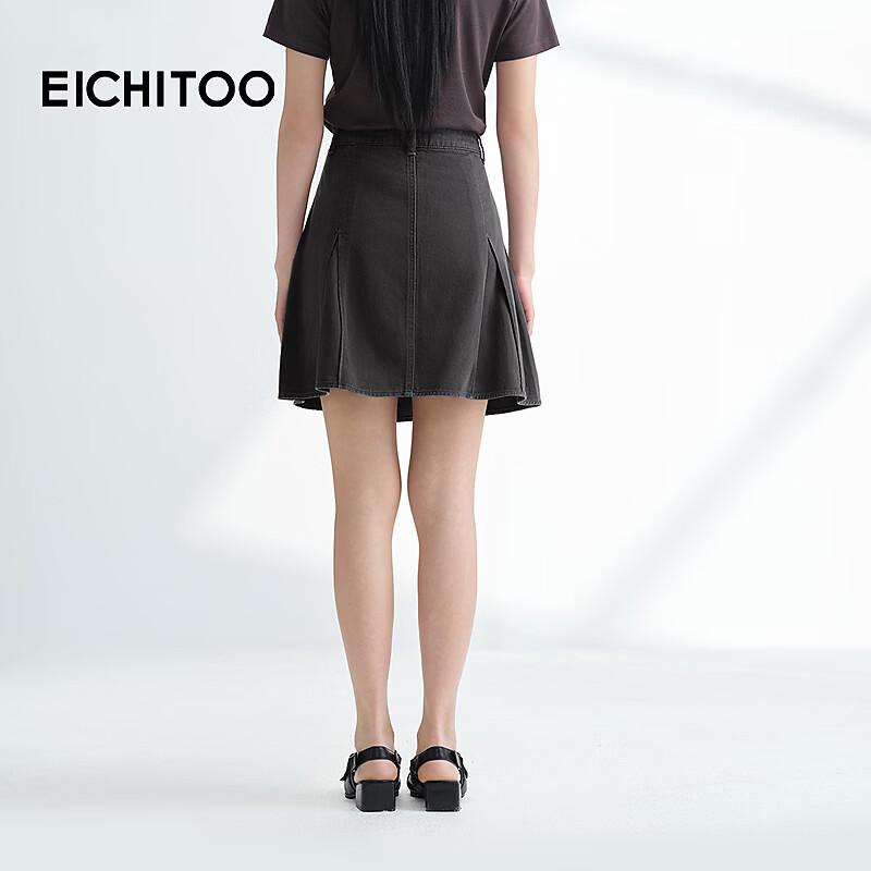 Women's A-Line Pleated Short Skirt