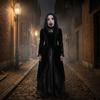 Realistic Black-haired Ghost Mask Spooky Terrifying Cosplay Mask Scary Ghost Mask  Haunted House
