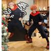 Anime Tokyo Itadori Yuji Cosplay Costume Jujutsu Kaisen Outfit Full Set for Halloween Party