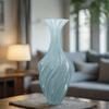 1PC 3D printed vase New art vase Twisted retro dried flower ornament Nordic simple ins light luxury decoration