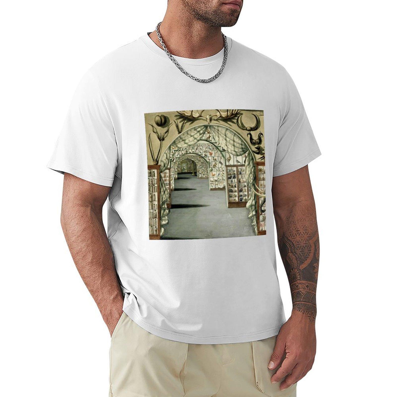 Музей естественной истории Футболка для мальчика футболки кастомные черные Футболка мужчины S