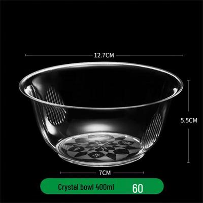 JINWUYUAN Disposable Plastic Crystal Bowls