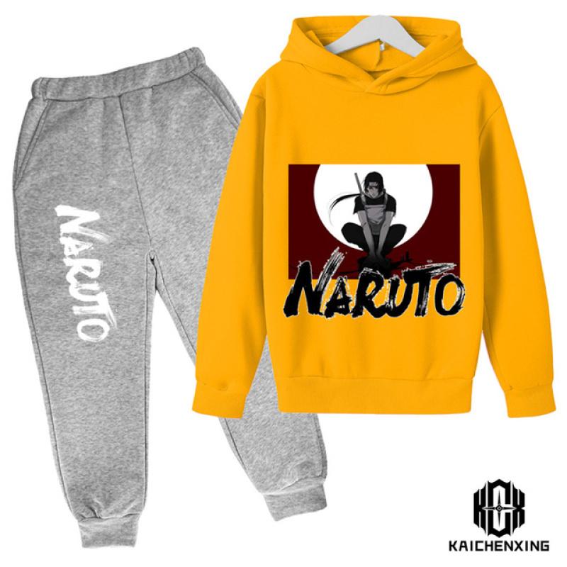 Cool Naruto Sports Suit Anime Hoodie Essential Children's Wear Men's Suit New Men's Suit Men's Fashion Suit Couple Hoodie