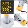 3 In 1 LED Digital Voltage Current And Frequency Meter AC 60-500V 0-100A  for Equipment Failure Construction Signal Indicators