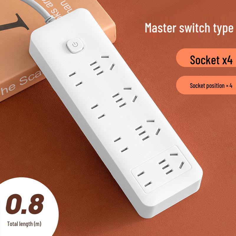 Smart USB Power Strip with Switch & Socket - New National Standard Extension Cord