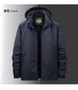 2025 Down Jacket Men's White Duck Down Hooded Outdoor Leisure Couple Workwear Thickened Warm Loose Versatile Jacket