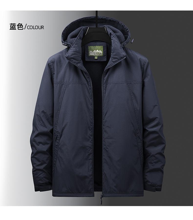 2025 Down Jacket Men's White Duck Down Hooded Outdoor Leisure Couple Workwear Thickened Warm Loose Versatile Jacket