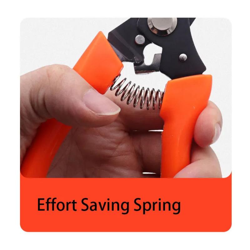 Stainless Steel Blade Tree Branch Repair Shear PVC Handle Clipper Gardens Blackening Pruning Scissor Hand Tools for Gardening