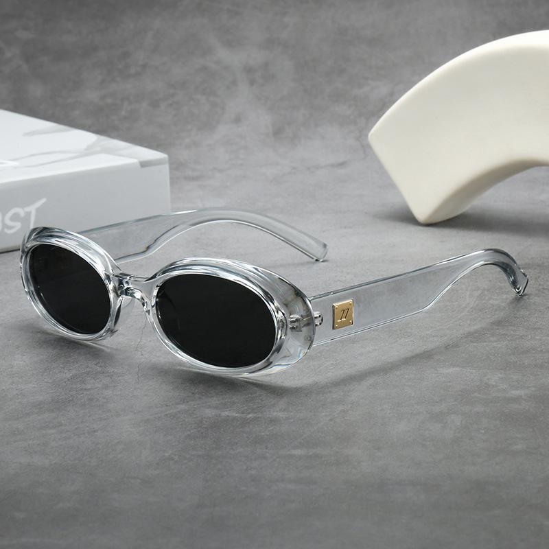 New Trendy Classic Small Oval Sunglasses for Men and Women  Minimalist Retro Shades for Street Style Outdoor UV400 Sun Glasses