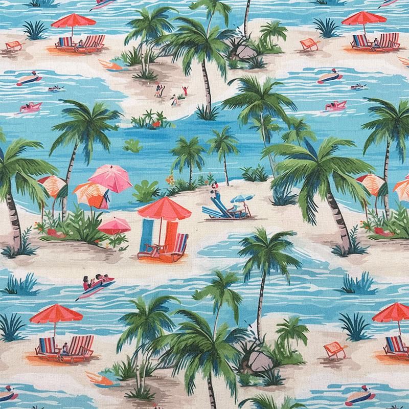 0.5m Encrypt Cotton Linen Children's Day Theme Style Fabric for Tablecloths Door Curtains Decorative Cloth Handmade DIY Fabrics
