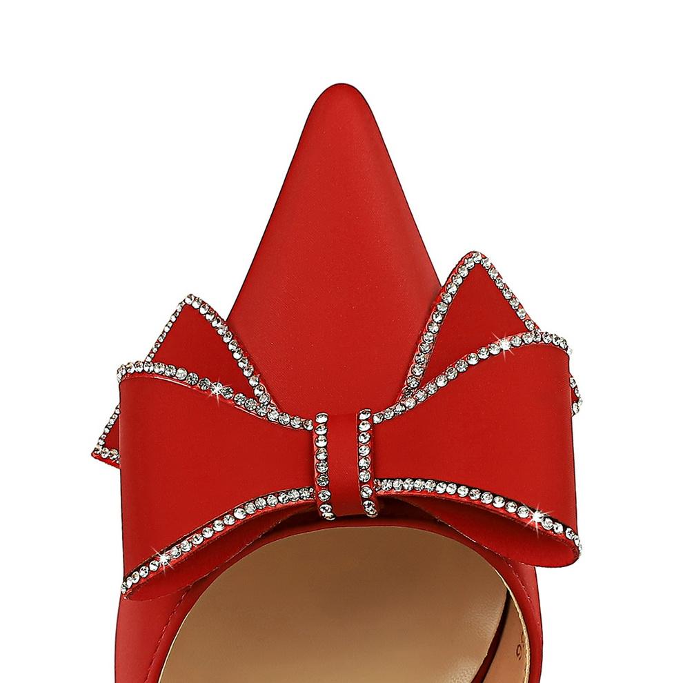 Женские туфли на высоком и тонком каблуке — фото 18