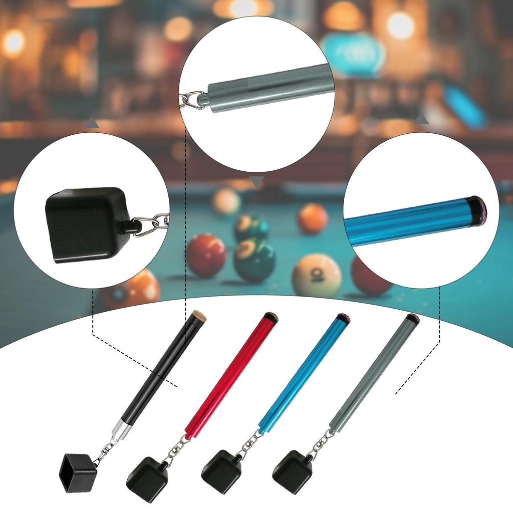 Multifunctional Pool Cue Chalk Holder, Practical Tool for Billiard Cues And