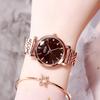 Star Women'S Watch Fashion Girl Hand Watch Versatile Casual Calendar Strap Star Watch