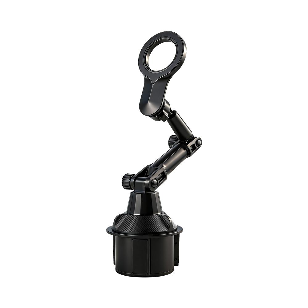MagSafe Car Cup Holder Phone Mount | Universal 360° Rotatable Navigation Phone Holder чёрный