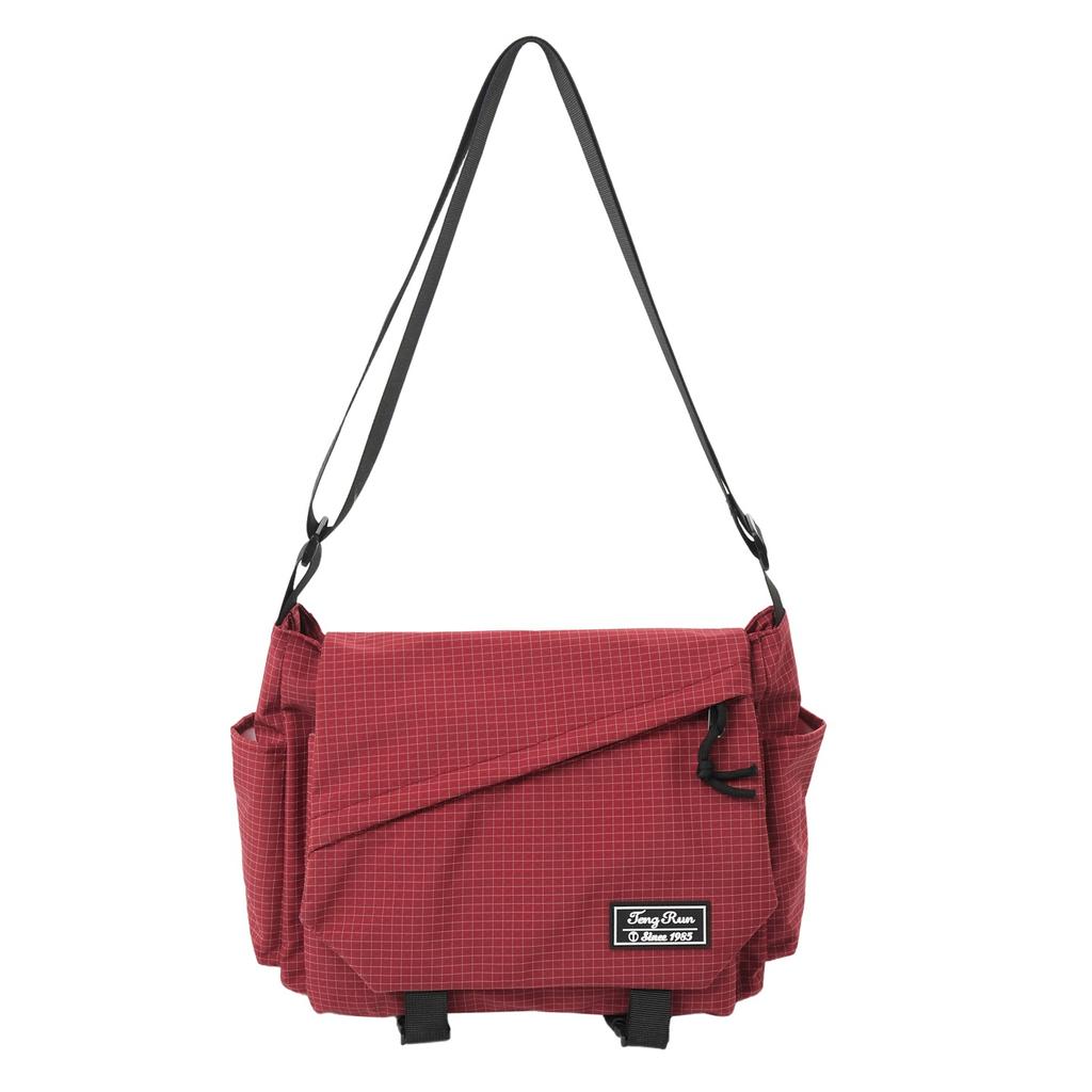 Men'S Messenger Bag Trendy Brand Tooling Style Casual Men'S Bag Large Capacity Shoulder Bag Commuter Mailman Bag Women