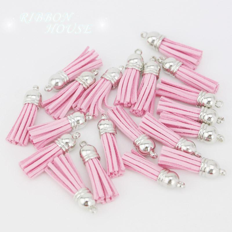 (20 pcs/lot) Tassel Vintage Leather Tassels Fringe for Purl Macrame DIY Jewelry Keychain Cellphone Straps Pendant