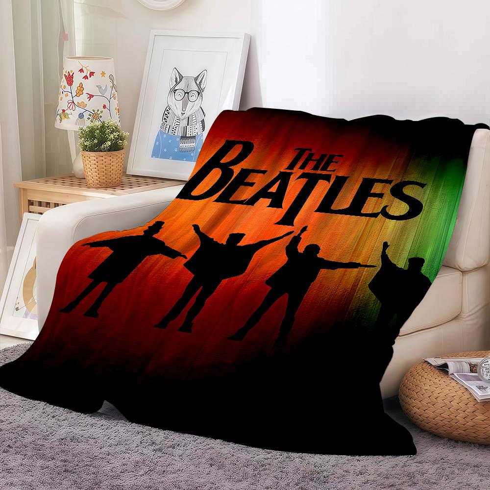 Music T-The Band B-Beatles Cool Blanket Warm And Soft Suitable For Bedroom Living Room Sofa Bed Office Travel Camping