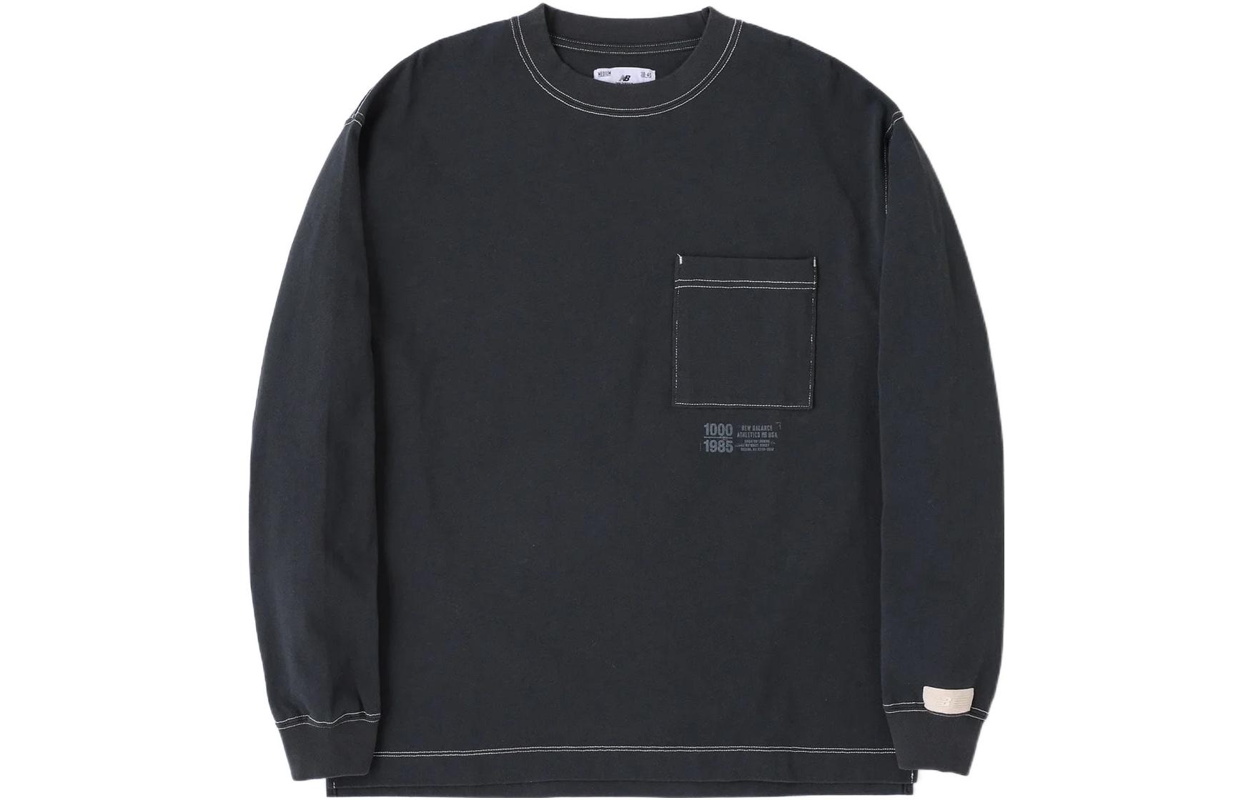 New Balance T Shirt Men s Black AMT25023-PHM M