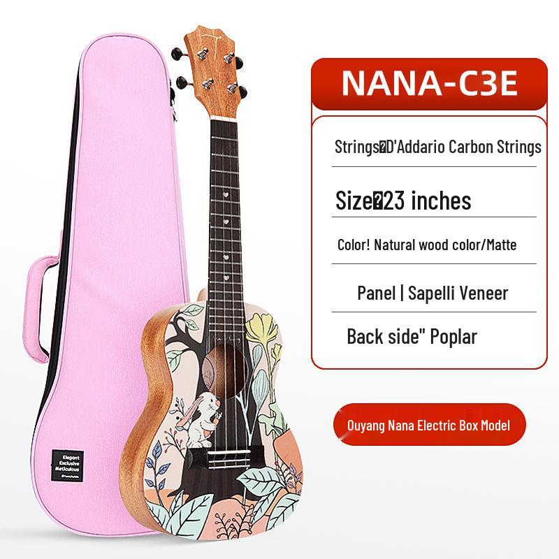 TOM Ouyang Nana Co-branded Ukulele for Beginner Girls