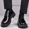 Patent Leather Shoes Men's Business Dress Casual Shoes British Groom Leather Heightening Shoes Suit Wedding Color-changing Shoes