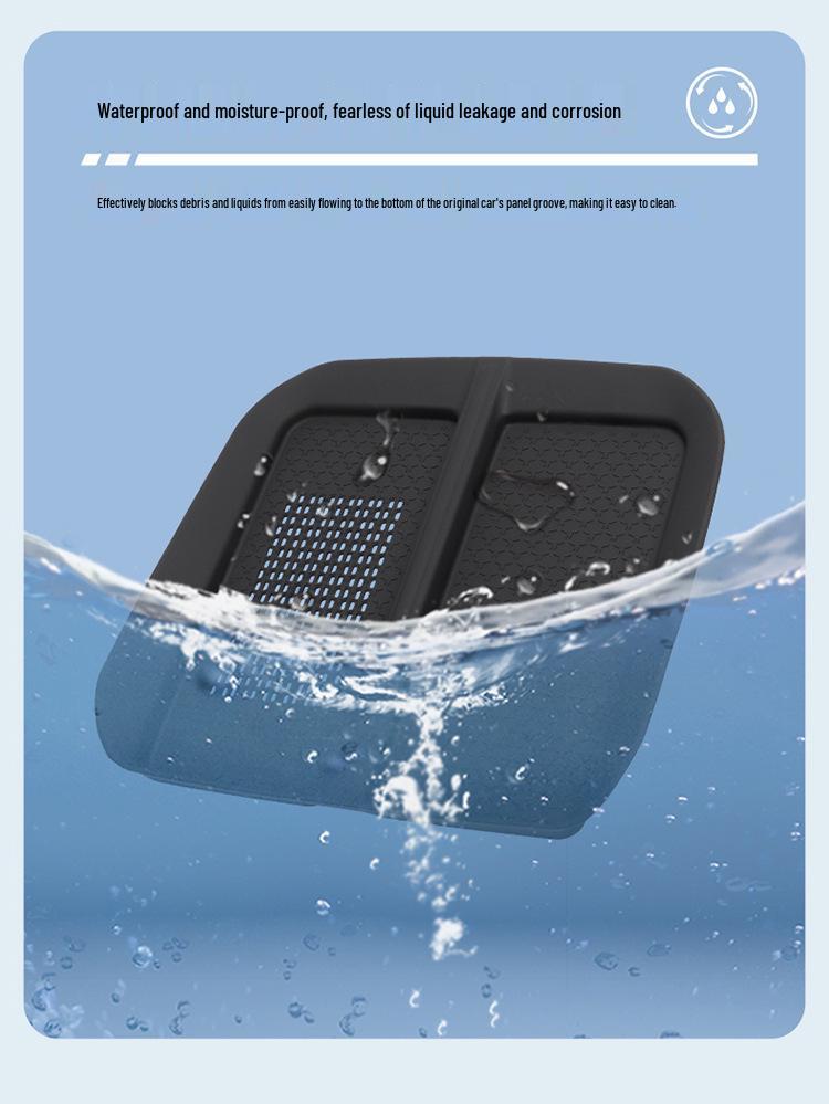 Silicone Anti-Slip Pad for Wireless Charging: Fits 24 Hongqi EH7 Models' Center Console