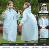 Kids' Full-Length Raincoat with Backpack Space - Heavy Rain Protection for Primary School Girls & Boys, Durable Oxford Cloth