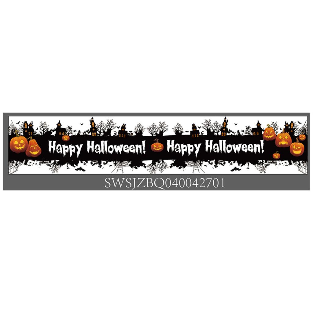 Halloween Table Mat Tablecloth Ghost Festival Horror Party Tabletop Decoration Table Flag