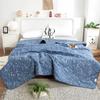 Lit d'été matelassé simple et double, léger, noyau de couette imprimé, climatisation, couette double, queen size, couette fine à carreaux