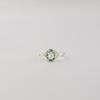 Green Amethyst Gemstone 925 Sterling Silver Jewelry Promise Ring Gift For Love CZR-16-12