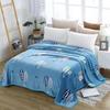 Flannel Summer Blanket Home Sofa Double-Sided Blanket Office Nap Blanket