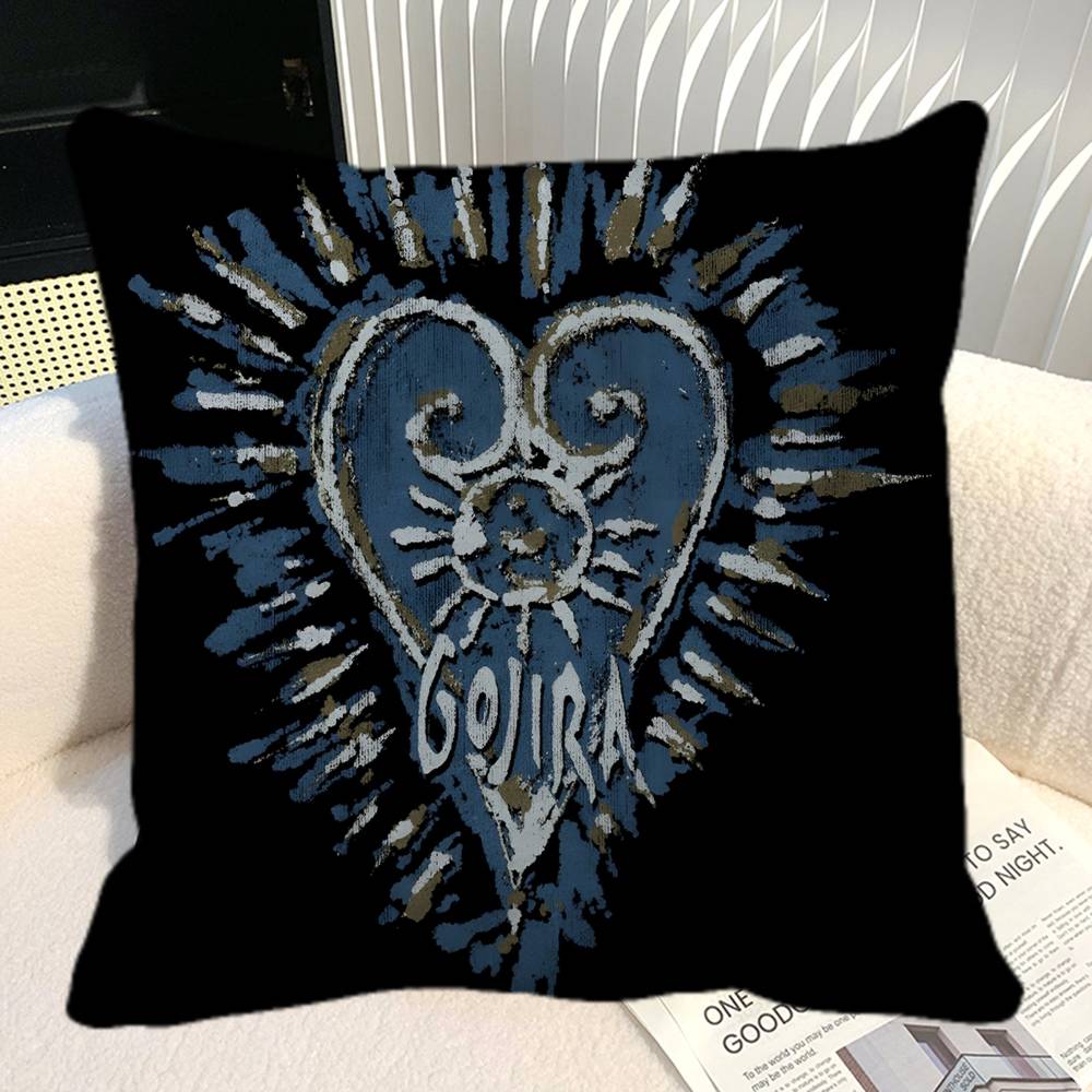 Goth GGojira Various Art Pillow Case Square Pillow Bedroom Sofa Leisure Comfort Cushion Car Home Decoration