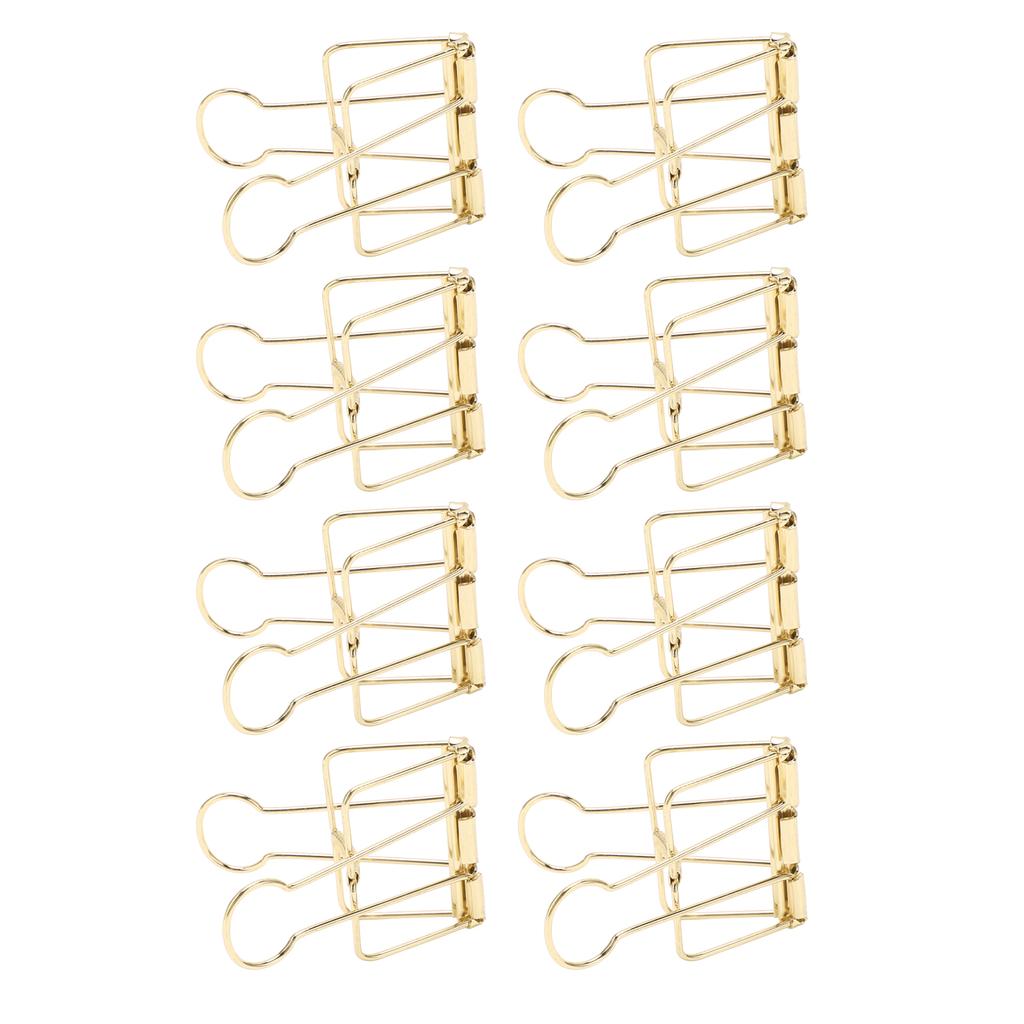 30Pcs Wire Binder Clips 2in Wide Hollow Out Strong Metal Wide Application Metal Binder Clips for Home Office School