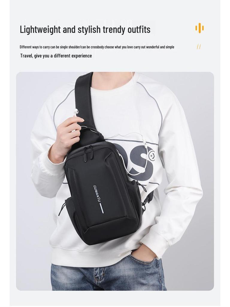 Unisex Fashion Chest Bag: Trendy, Lightweight, and Ideal for Casual Travel or Commuting.