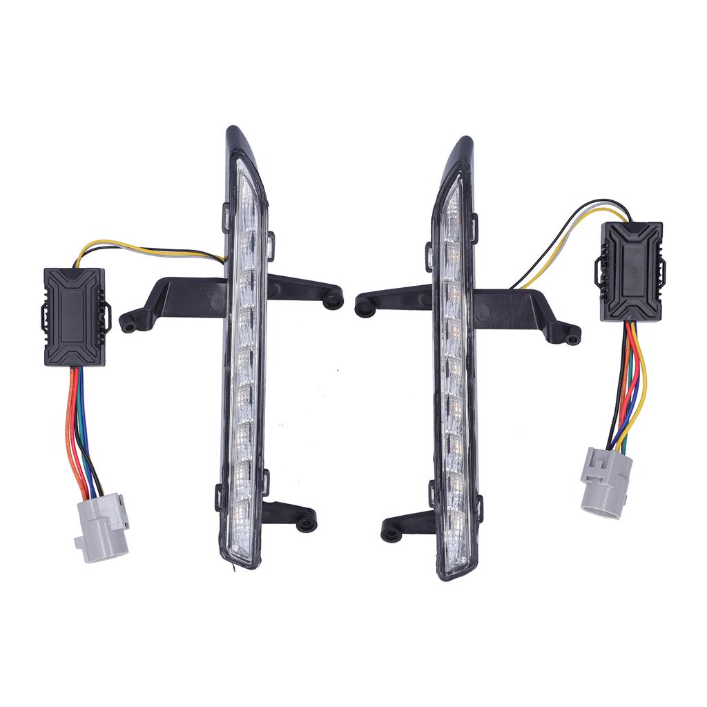 LED DRL Varselljus Dynamisk Rinnande Dimljus Körsignal Lampa Passar för Mazda CX 30 2020 2021