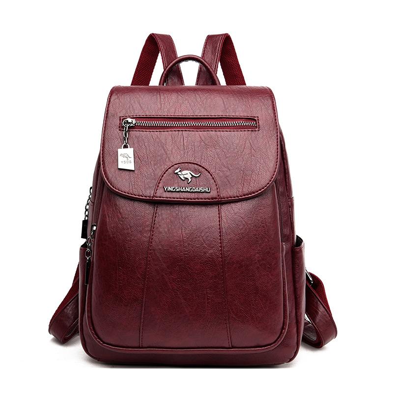 Women's backpack bag New fashion bag Large capacity casual shoulder bag Fashion travel bag