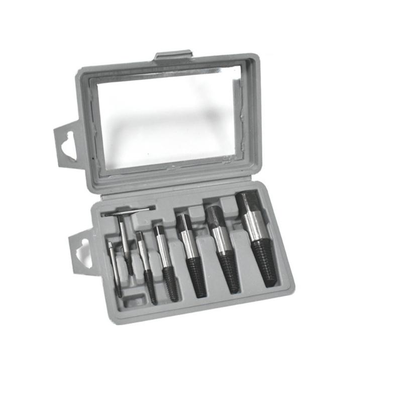Plumbing Repair Kit With Carbon Steel Screw Removers Manual Plumbing Tool Set For Stripped Thread Extraction
