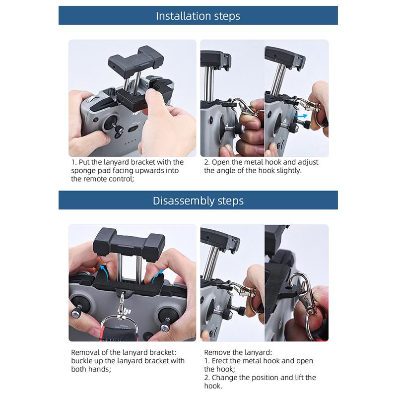 Fernbedienung Nackengurt für DJI NEO/Air 3S/Mavic 3/Mini 2/MINI 4 PRO/Lanyard Nackengurt Sicherheitsgurt für Air 2S Zubehör