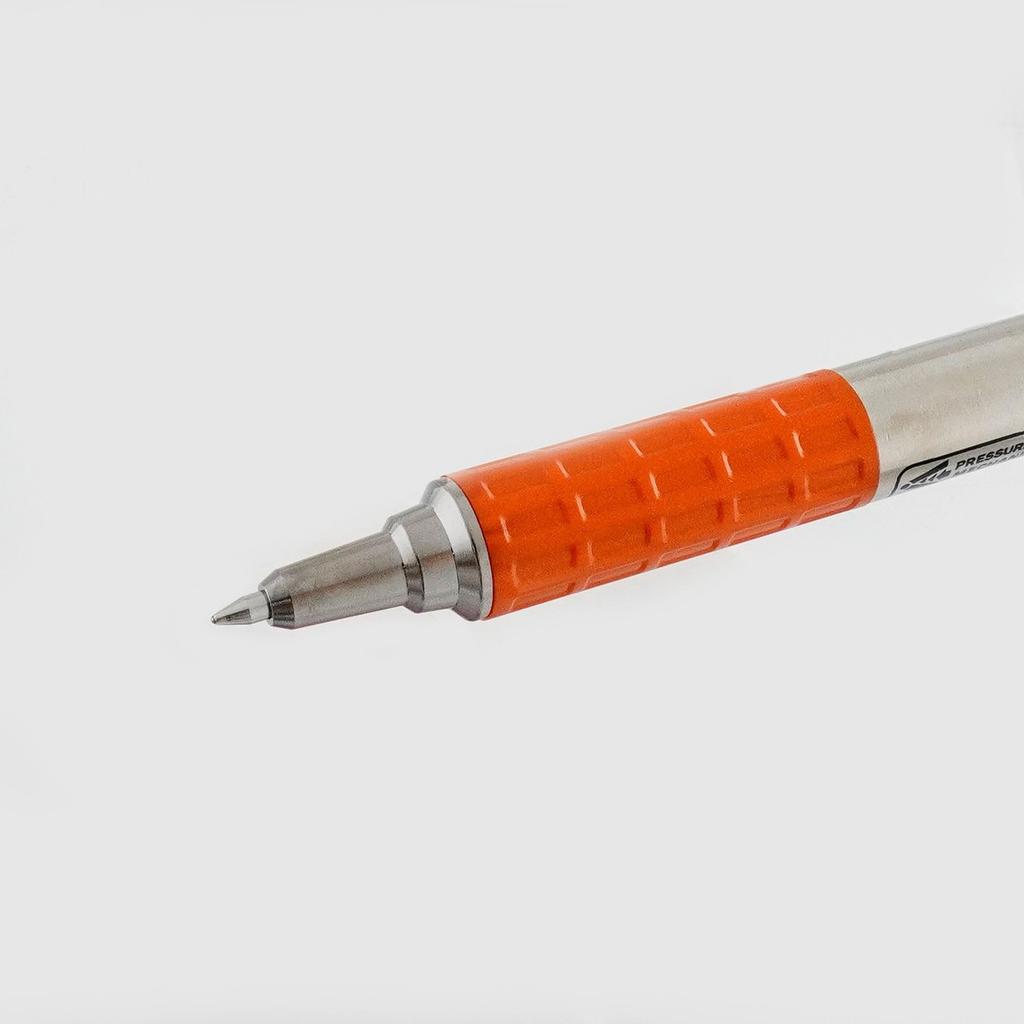 Bigman Zebra Heavy-Duty Pressurized Ballpoint Pen Red 0.7mm BMZE-02R Military-Grade Drop-Resistant